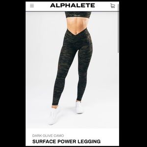 NWT Alphalete Surface Power Legging